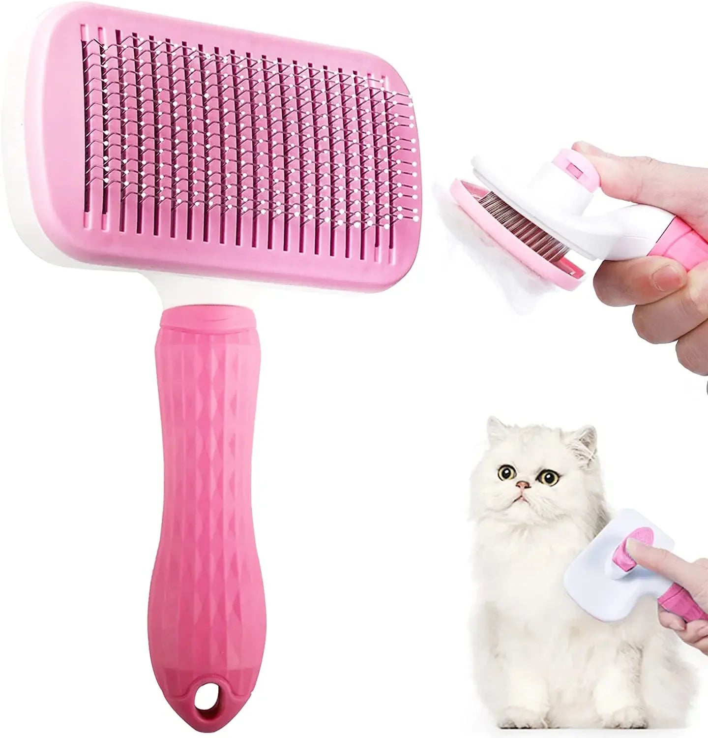Dog Hair Remover Brush Cat Hair Grooming and Care Comb for Long Hair Dog Pet Removes Hairs Cleaning Bath Brush Pet Supplies